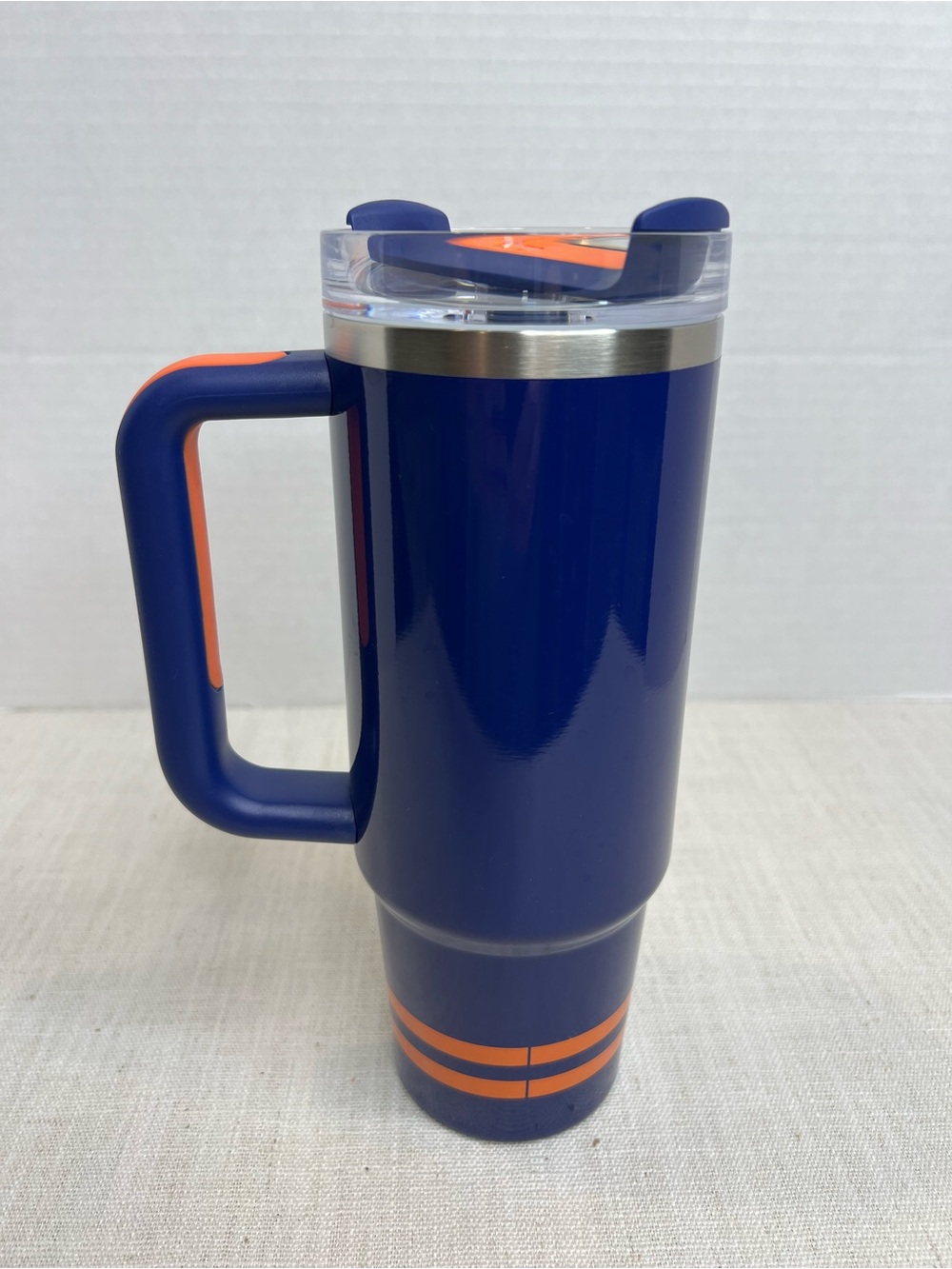 Stanley 30 oz Regal Shimmer Blue Insulated Travel Tumbler with Handle - Picture 2 of 4